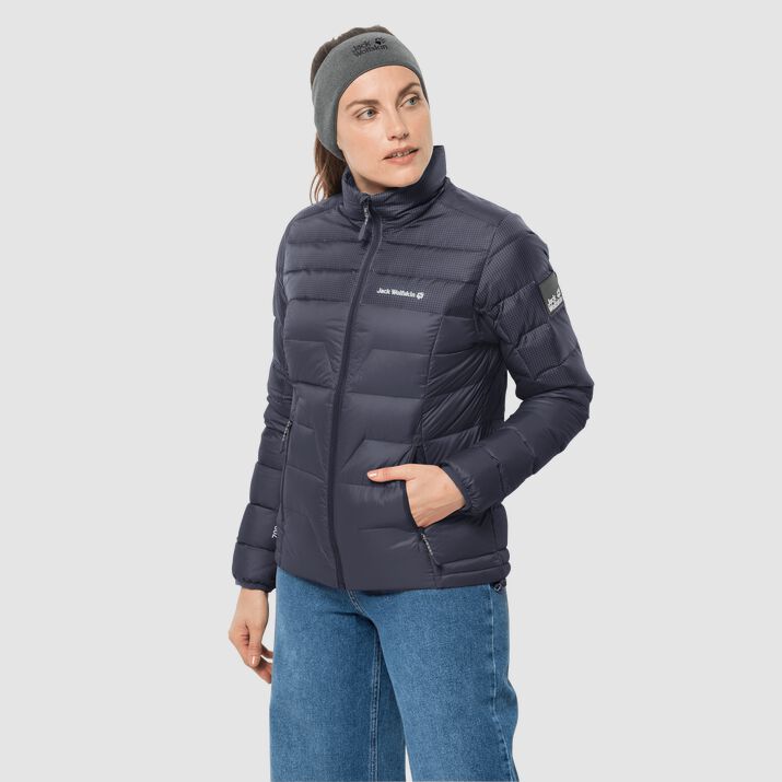 Jack Wolfskin Womens Dna Tundra Down Jacket Navy 580479OHC